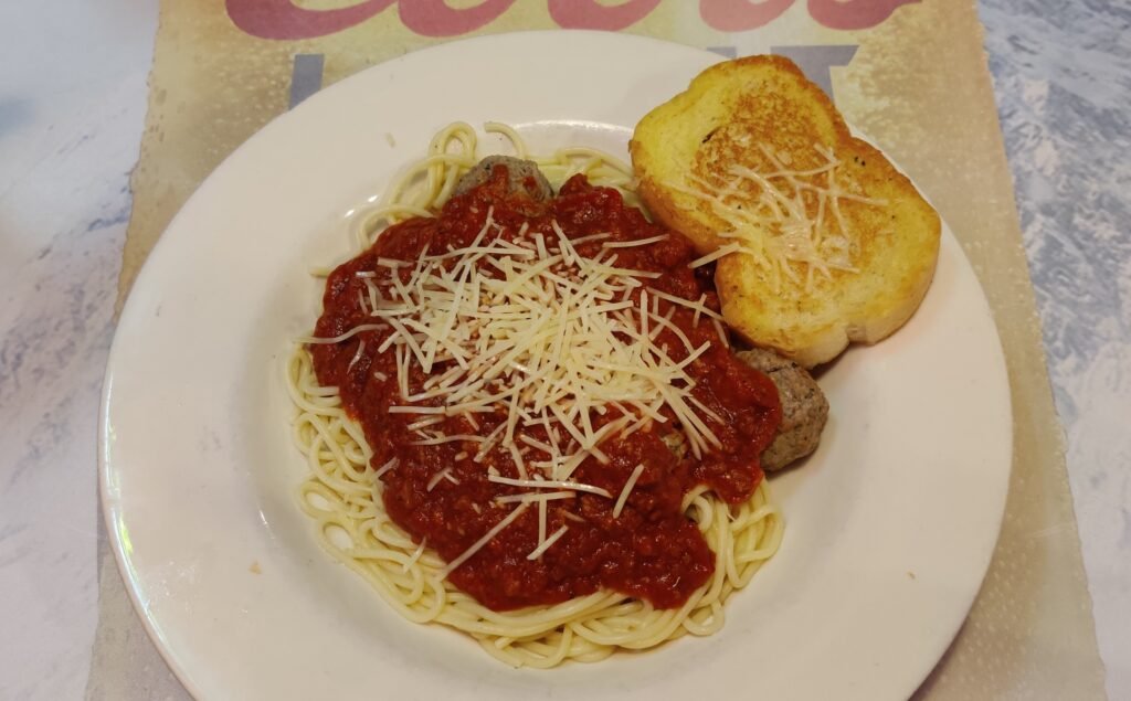 Szabo's Monday Special - Spaghetti & Meatballs Dinner
